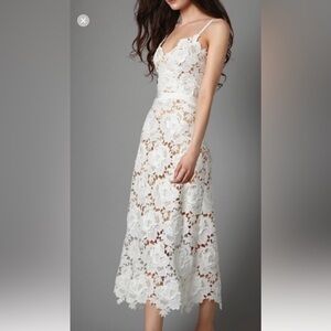 Catherine Deane Frida Dress crochet flower bridal wedding dress size 6